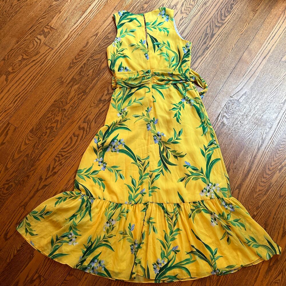 Tommy Bahama Floral Glow Sleeveless Maxi Dress Toucan Yellow Size 8 NWT - Picture 7 of 12